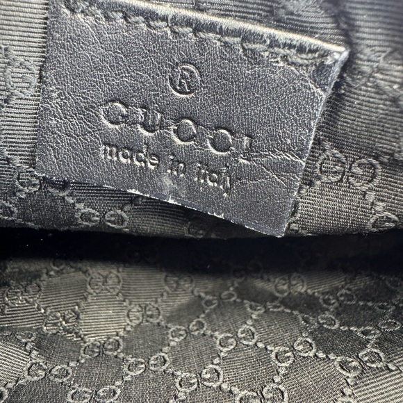 Rare Gucci Black Denim Web Vintage Baguette Bag - Picture 11 of 12